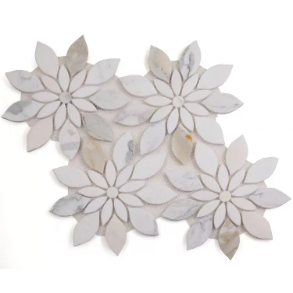 Daisy Bloom Calacatta - marble tile
